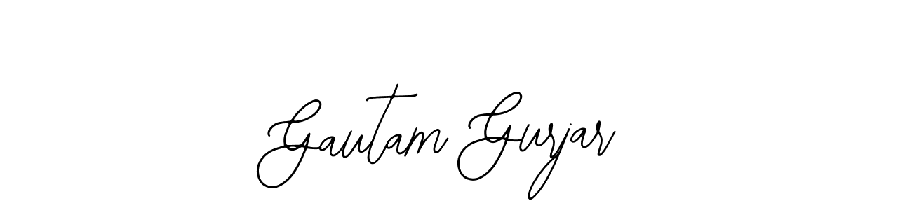 Also we have Gautam Gurjar name is the best signature style. Create professional handwritten signature collection using Bearetta-2O07w autograph style. Gautam Gurjar signature style 12 images and pictures png