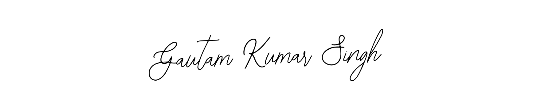 Gautam Kumar Singh stylish signature style. Best Handwritten Sign (Bearetta-2O07w) for my name. Handwritten Signature Collection Ideas for my name Gautam Kumar Singh. Gautam Kumar Singh signature style 12 images and pictures png