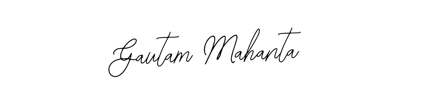 Design your own signature with our free online signature maker. With this signature software, you can create a handwritten (Bearetta-2O07w) signature for name Gautam Mahanta. Gautam Mahanta signature style 12 images and pictures png