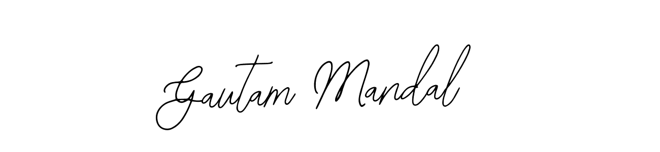 Similarly Bearetta-2O07w is the best handwritten signature design. Signature creator online .You can use it as an online autograph creator for name Gautam Mandal. Gautam Mandal signature style 12 images and pictures png