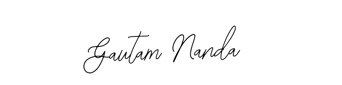 Create a beautiful signature design for name Gautam Nanda. With this signature (Bearetta-2O07w) fonts, you can make a handwritten signature for free. Gautam Nanda signature style 12 images and pictures png