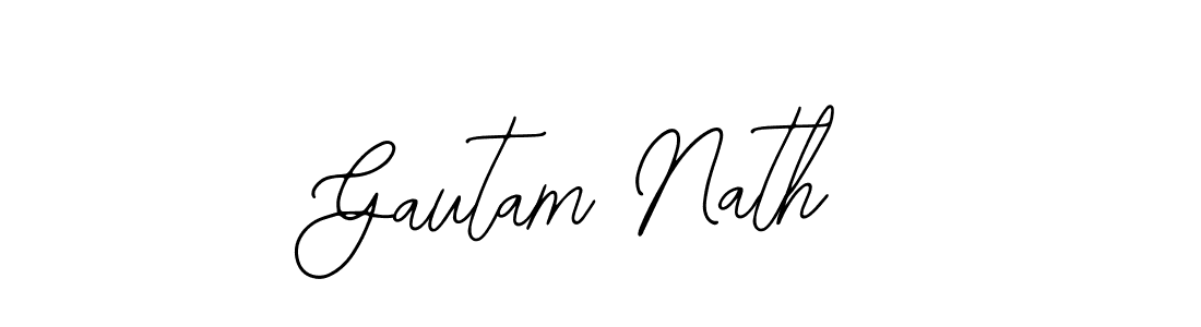 Create a beautiful signature design for name Gautam Nath. With this signature (Bearetta-2O07w) fonts, you can make a handwritten signature for free. Gautam Nath signature style 12 images and pictures png