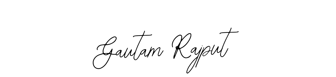 How to make Gautam Rajput signature? Bearetta-2O07w is a professional autograph style. Create handwritten signature for Gautam Rajput name. Gautam Rajput signature style 12 images and pictures png