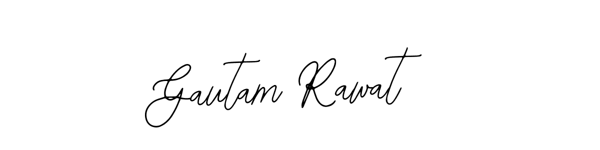 You should practise on your own different ways (Bearetta-2O07w) to write your name (Gautam Rawat) in signature. don't let someone else do it for you. Gautam Rawat signature style 12 images and pictures png