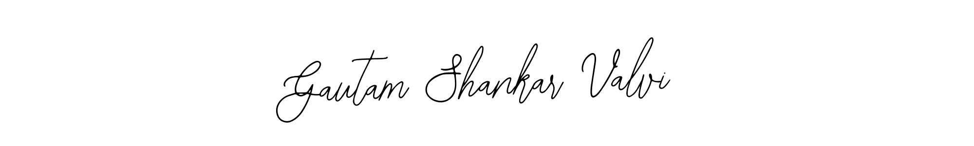 Bearetta-2O07w is a professional signature style that is perfect for those who want to add a touch of class to their signature. It is also a great choice for those who want to make their signature more unique. Get Gautam Shankar Valvi name to fancy signature for free. Gautam Shankar Valvi signature style 12 images and pictures png