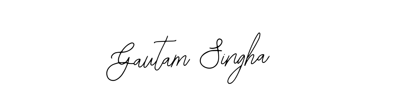 This is the best signature style for the Gautam Singha name. Also you like these signature font (Bearetta-2O07w). Mix name signature. Gautam Singha signature style 12 images and pictures png