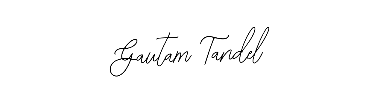 Also we have Gautam Tandel name is the best signature style. Create professional handwritten signature collection using Bearetta-2O07w autograph style. Gautam Tandel signature style 12 images and pictures png