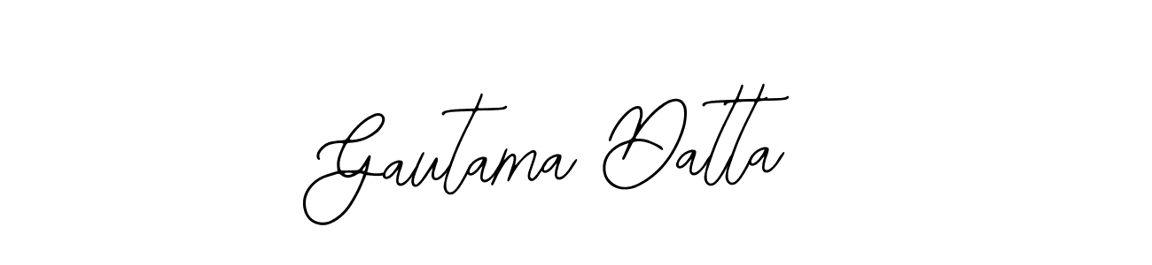 How to make Gautama Datta signature? Bearetta-2O07w is a professional autograph style. Create handwritten signature for Gautama Datta name. Gautama Datta signature style 12 images and pictures png