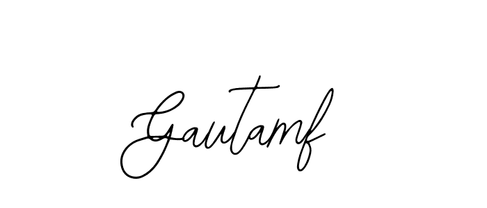 The best way (Bearetta-2O07w) to make a short signature is to pick only two or three words in your name. The name Gautamf include a total of six letters. For converting this name. Gautamf signature style 12 images and pictures png