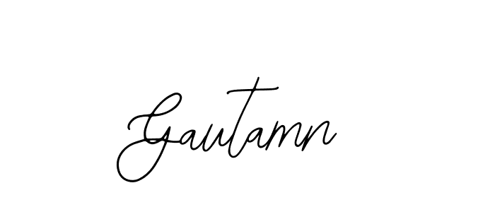 Design your own signature with our free online signature maker. With this signature software, you can create a handwritten (Bearetta-2O07w) signature for name Gautamn. Gautamn signature style 12 images and pictures png