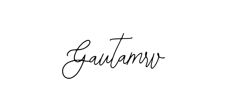 How to Draw Gautamrv signature style? Bearetta-2O07w is a latest design signature styles for name Gautamrv. Gautamrv signature style 12 images and pictures png