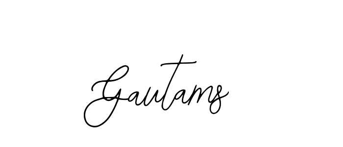 The best way (Bearetta-2O07w) to make a short signature is to pick only two or three words in your name. The name Gautams include a total of six letters. For converting this name. Gautams signature style 12 images and pictures png