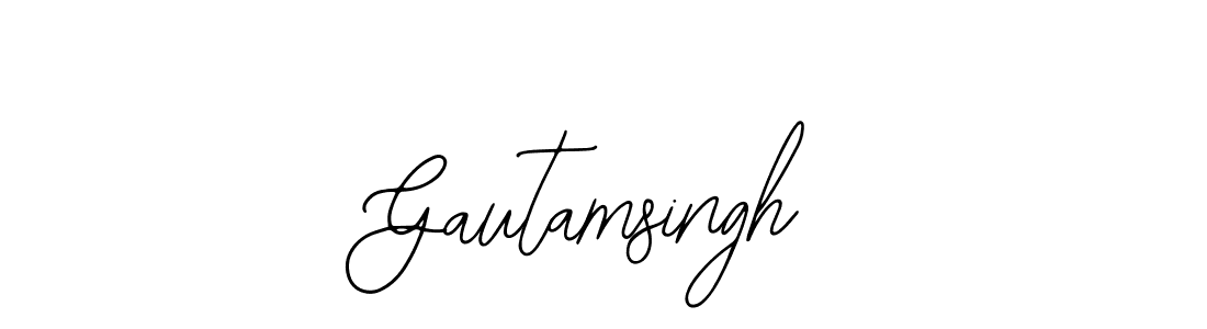 Make a beautiful signature design for name Gautamsingh. With this signature (Bearetta-2O07w) style, you can create a handwritten signature for free. Gautamsingh signature style 12 images and pictures png