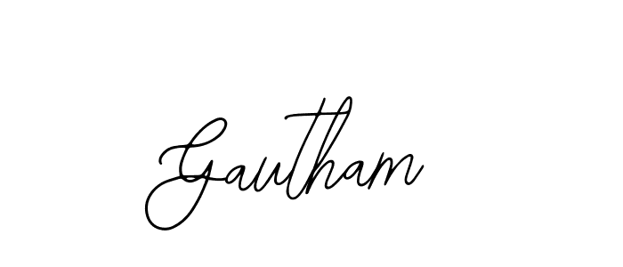 The best way (Bearetta-2O07w) to make a short signature is to pick only two or three words in your name. The name Gautham include a total of six letters. For converting this name. Gautham signature style 12 images and pictures png
