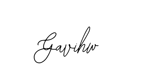 How to make Gavihw name signature. Use Bearetta-2O07w style for creating short signs online. This is the latest handwritten sign. Gavihw signature style 12 images and pictures png