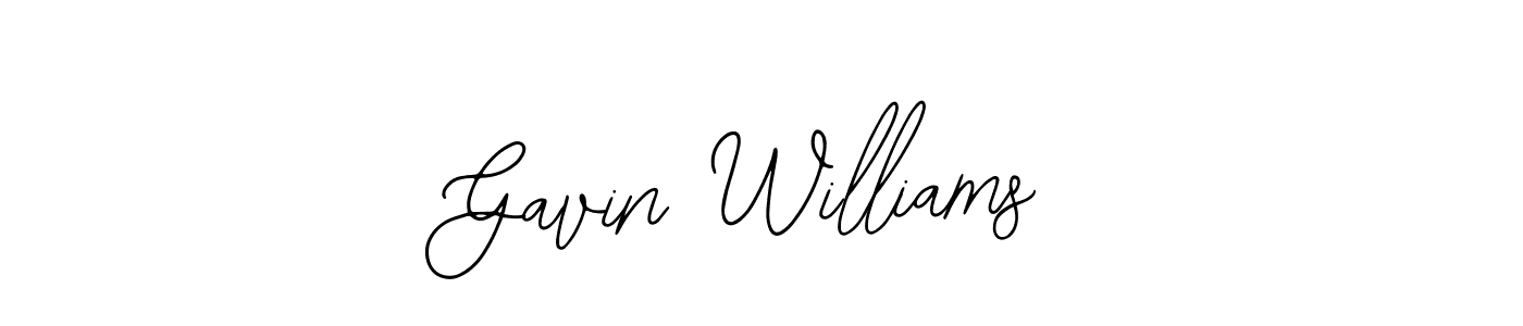 How to make Gavin Williams signature? Bearetta-2O07w is a professional autograph style. Create handwritten signature for Gavin Williams name. Gavin Williams signature style 12 images and pictures png