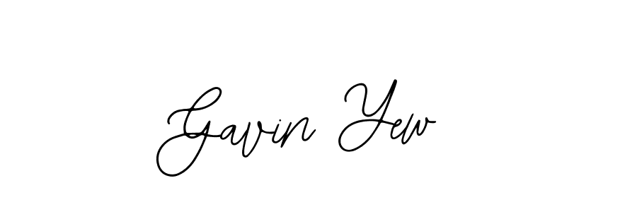 Gavin Yew stylish signature style. Best Handwritten Sign (Bearetta-2O07w) for my name. Handwritten Signature Collection Ideas for my name Gavin Yew. Gavin Yew signature style 12 images and pictures png