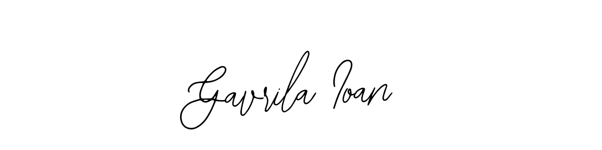 How to Draw Gavrila Ioan signature style? Bearetta-2O07w is a latest design signature styles for name Gavrila Ioan. Gavrila Ioan signature style 12 images and pictures png