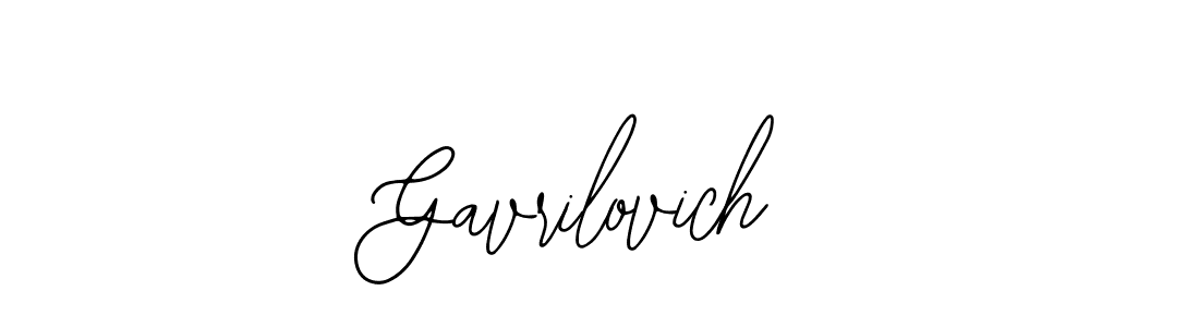 if you are searching for the best signature style for your name Gavrilovich. so please give up your signature search. here we have designed multiple signature styles  using Bearetta-2O07w. Gavrilovich signature style 12 images and pictures png