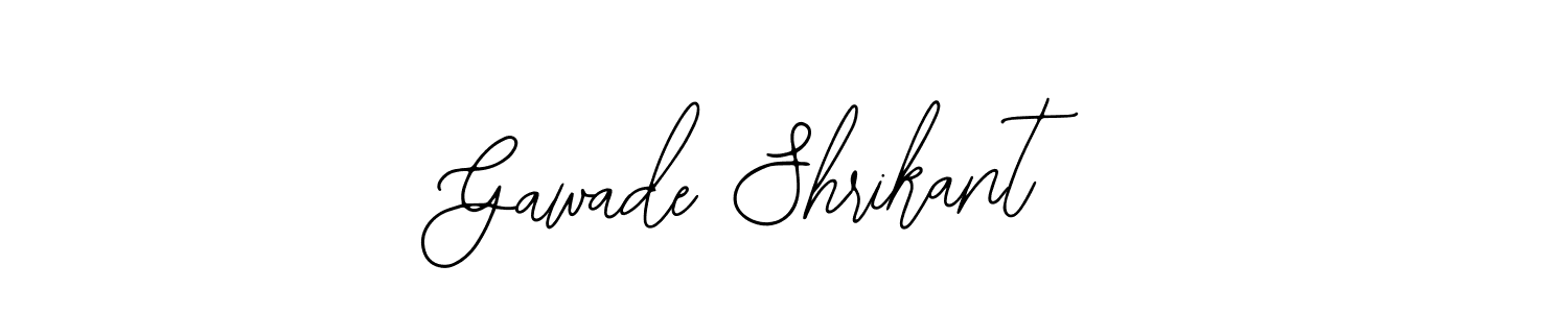 You should practise on your own different ways (Bearetta-2O07w) to write your name (Gawade Shrikant) in signature. don't let someone else do it for you. Gawade Shrikant signature style 12 images and pictures png