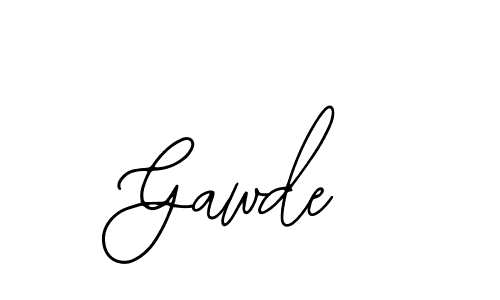 Similarly Bearetta-2O07w is the best handwritten signature design. Signature creator online .You can use it as an online autograph creator for name Gawde. Gawde signature style 12 images and pictures png