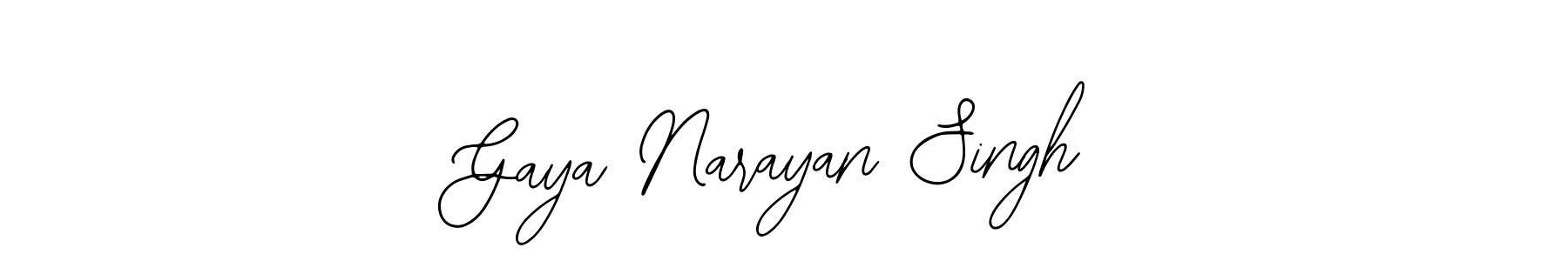 Also we have Gaya Narayan Singh name is the best signature style. Create professional handwritten signature collection using Bearetta-2O07w autograph style. Gaya Narayan Singh signature style 12 images and pictures png