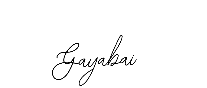 Gayabai stylish signature style. Best Handwritten Sign (Bearetta-2O07w) for my name. Handwritten Signature Collection Ideas for my name Gayabai. Gayabai signature style 12 images and pictures png