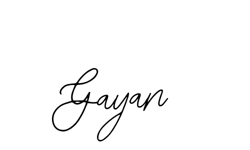 How to make Gayan signature? Bearetta-2O07w is a professional autograph style. Create handwritten signature for Gayan name. Gayan signature style 12 images and pictures png