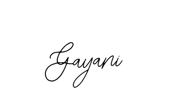 How to make Gayani signature? Bearetta-2O07w is a professional autograph style. Create handwritten signature for Gayani name. Gayani signature style 12 images and pictures png