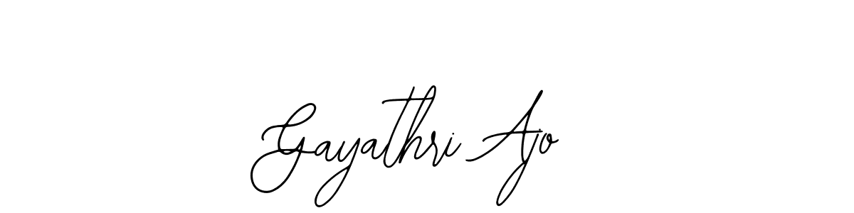 Make a beautiful signature design for name Gayathri Ajo. Use this online signature maker to create a handwritten signature for free. Gayathri Ajo signature style 12 images and pictures png