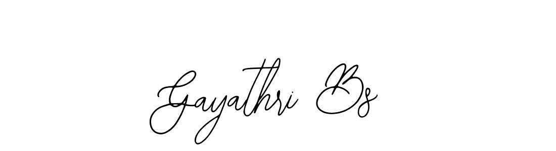 It looks lik you need a new signature style for name Gayathri Bs. Design unique handwritten (Bearetta-2O07w) signature with our free signature maker in just a few clicks. Gayathri Bs signature style 12 images and pictures png