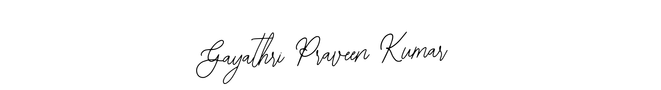 Make a beautiful signature design for name Gayathri Praveen Kumar. Use this online signature maker to create a handwritten signature for free. Gayathri Praveen Kumar signature style 12 images and pictures png