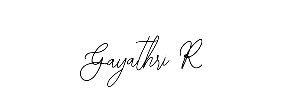 Gayathri R stylish signature style. Best Handwritten Sign (Bearetta-2O07w) for my name. Handwritten Signature Collection Ideas for my name Gayathri R. Gayathri R signature style 12 images and pictures png