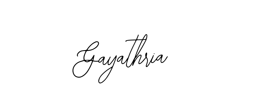 How to make Gayathria name signature. Use Bearetta-2O07w style for creating short signs online. This is the latest handwritten sign. Gayathria signature style 12 images and pictures png