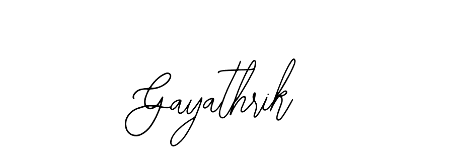 if you are searching for the best signature style for your name Gayathrik. so please give up your signature search. here we have designed multiple signature styles  using Bearetta-2O07w. Gayathrik signature style 12 images and pictures png
