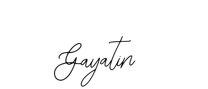 How to make Gayatin signature? Bearetta-2O07w is a professional autograph style. Create handwritten signature for Gayatin name. Gayatin signature style 12 images and pictures png