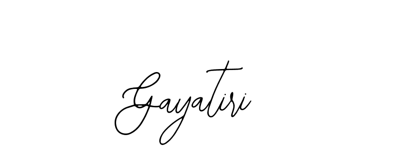 How to make Gayatiri name signature. Use Bearetta-2O07w style for creating short signs online. This is the latest handwritten sign. Gayatiri signature style 12 images and pictures png
