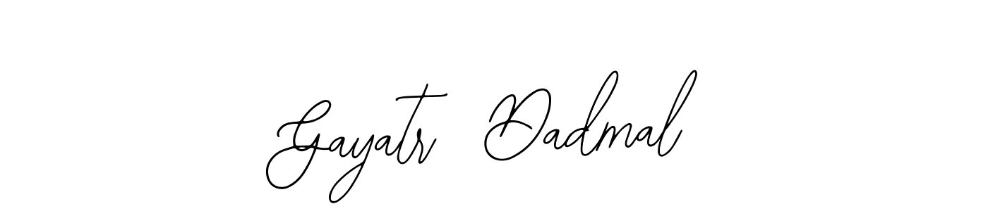 Make a beautiful signature design for name Gayatr  Dadmal. Use this online signature maker to create a handwritten signature for free. Gayatr  Dadmal signature style 12 images and pictures png