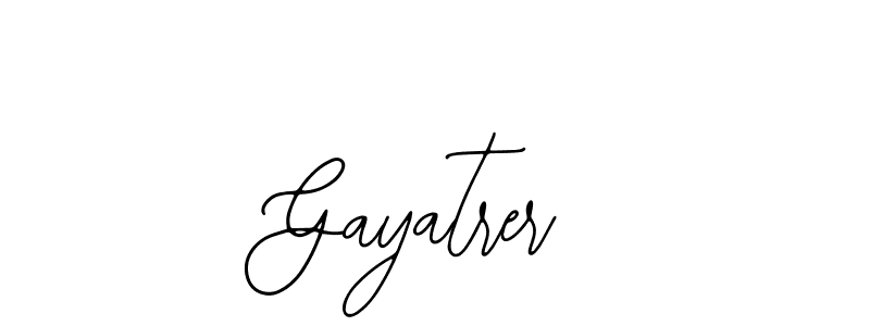 How to make Gayatrer name signature. Use Bearetta-2O07w style for creating short signs online. This is the latest handwritten sign. Gayatrer signature style 12 images and pictures png