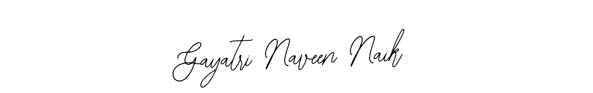 Also You can easily find your signature by using the search form. We will create Gayatri Naveen Naik name handwritten signature images for you free of cost using Bearetta-2O07w sign style. Gayatri Naveen Naik signature style 12 images and pictures png