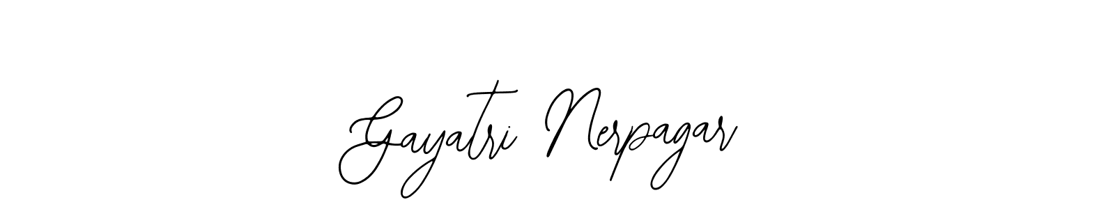 Create a beautiful signature design for name Gayatri Nerpagar. With this signature (Bearetta-2O07w) fonts, you can make a handwritten signature for free. Gayatri Nerpagar signature style 12 images and pictures png