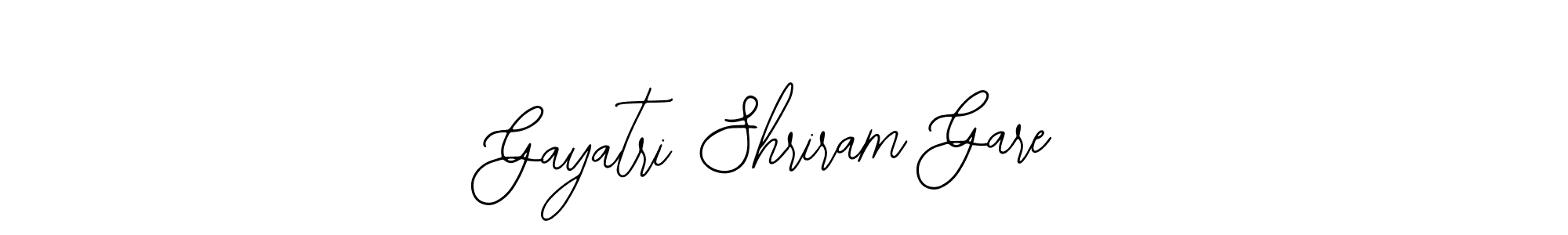 Gayatri Shriram Gare stylish signature style. Best Handwritten Sign (Bearetta-2O07w) for my name. Handwritten Signature Collection Ideas for my name Gayatri Shriram Gare. Gayatri Shriram Gare signature style 12 images and pictures png