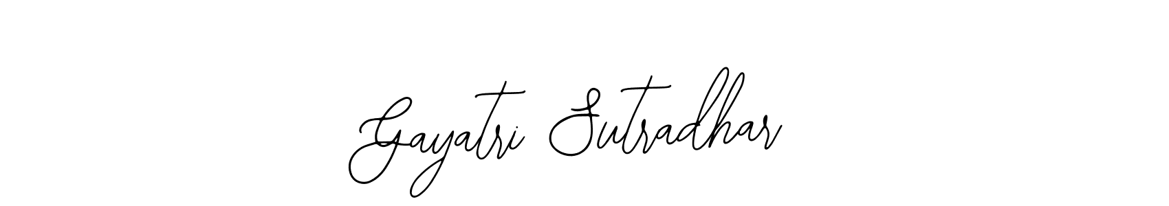 You should practise on your own different ways (Bearetta-2O07w) to write your name (Gayatri Sutradhar) in signature. don't let someone else do it for you. Gayatri Sutradhar signature style 12 images and pictures png