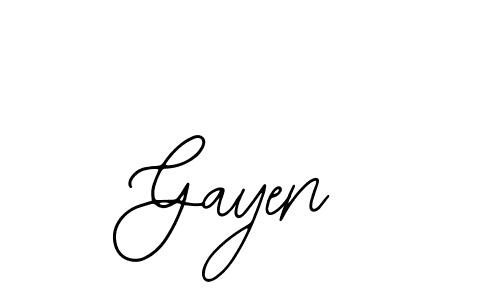 How to make Gayen signature? Bearetta-2O07w is a professional autograph style. Create handwritten signature for Gayen name. Gayen signature style 12 images and pictures png