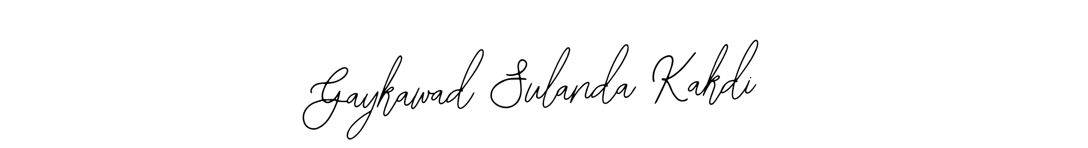 Gaykawad Sulanda Kakdi stylish signature style. Best Handwritten Sign (Bearetta-2O07w) for my name. Handwritten Signature Collection Ideas for my name Gaykawad Sulanda Kakdi. Gaykawad Sulanda Kakdi signature style 12 images and pictures png