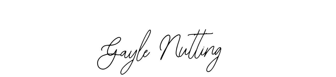 How to make Gayle Nutting signature? Bearetta-2O07w is a professional autograph style. Create handwritten signature for Gayle Nutting name. Gayle Nutting signature style 12 images and pictures png