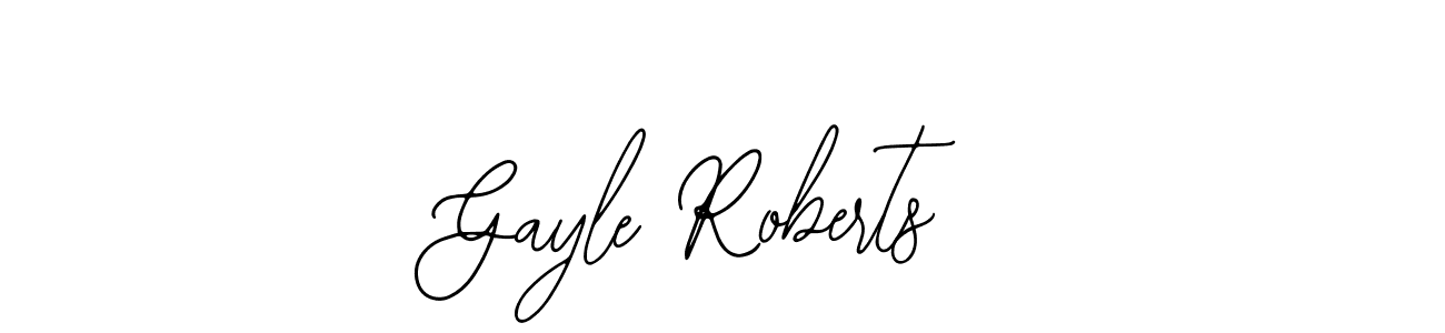 How to make Gayle Roberts name signature. Use Bearetta-2O07w style for creating short signs online. This is the latest handwritten sign. Gayle Roberts signature style 12 images and pictures png