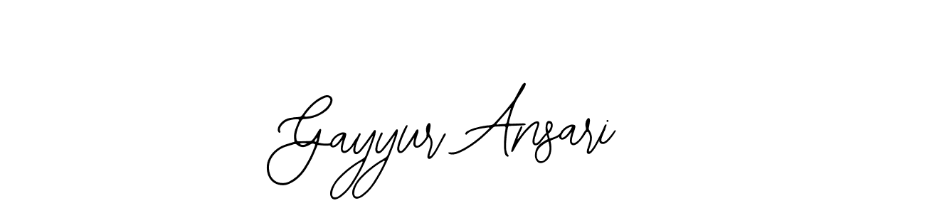 Create a beautiful signature design for name Gayyur Ansari. With this signature (Bearetta-2O07w) fonts, you can make a handwritten signature for free. Gayyur Ansari signature style 12 images and pictures png