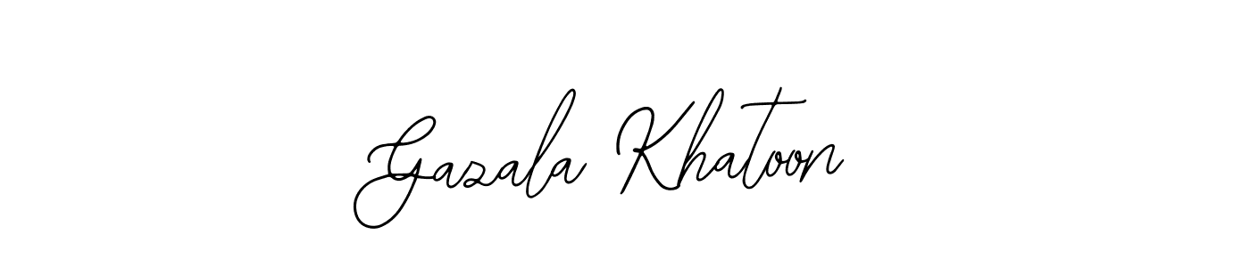 Create a beautiful signature design for name Gazala Khatoon. With this signature (Bearetta-2O07w) fonts, you can make a handwritten signature for free. Gazala Khatoon signature style 12 images and pictures png