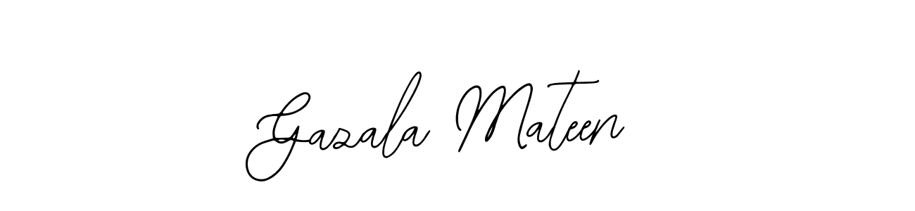 How to make Gazala Mateen name signature. Use Bearetta-2O07w style for creating short signs online. This is the latest handwritten sign. Gazala Mateen signature style 12 images and pictures png